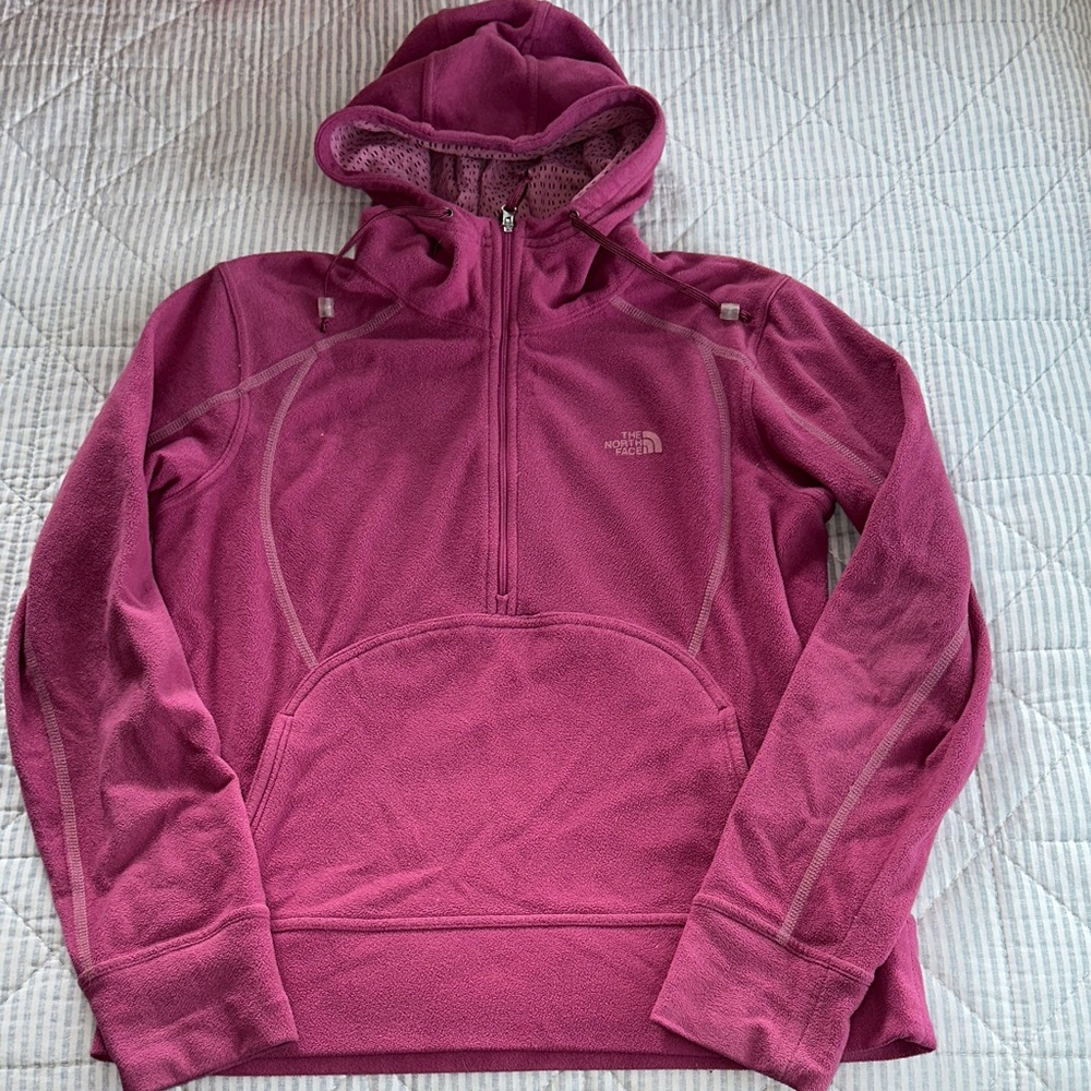 The North Face Magenta Fleece Pullover